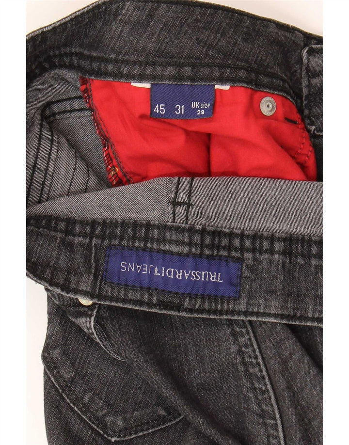 Женские узкие джинсы Trussardi W29 L28 Серые