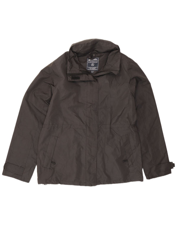 Женская дождевик с капюшоном Mountain Warehouse UK 12, средний черный полиамид