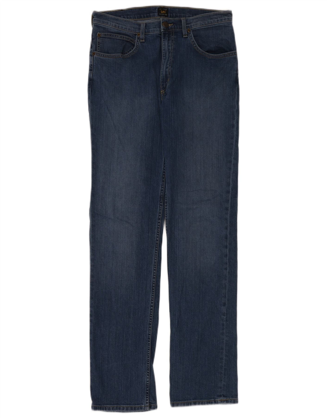 Женские прямые джинсы Lee Brooklyn W33 L34, синий хлопок