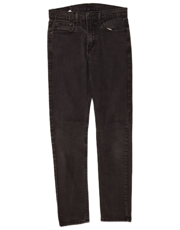 Мужские зауженные джинсы Levi's 512 W30 L31, черный хлопок