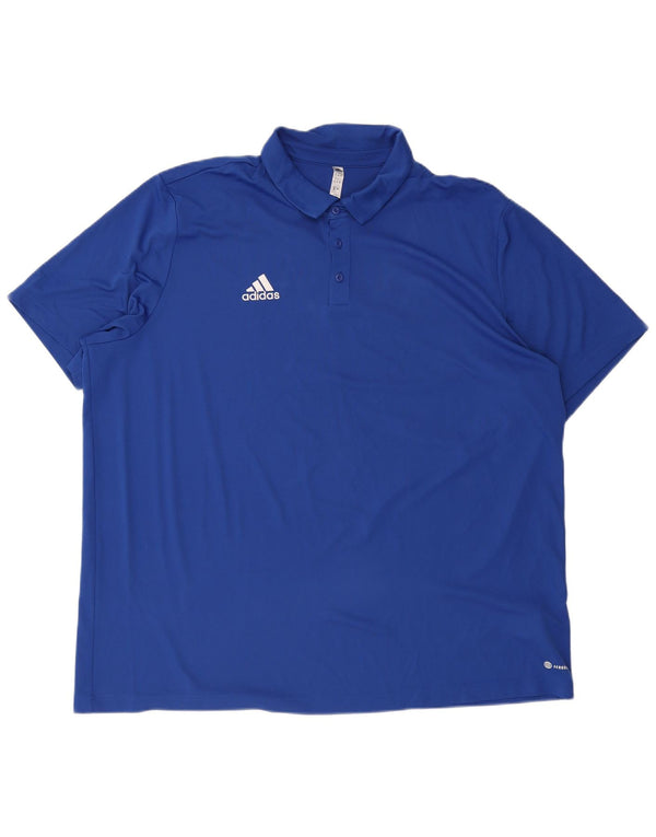 Мужская рубашка-поло Adidas Aeroready 3XL, синяя, полиэстер