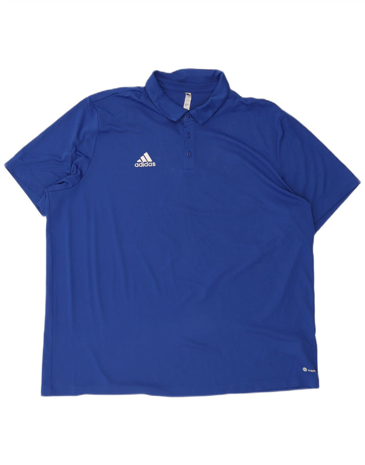 Мужская рубашка-поло Adidas Aeroready 3XL, синяя, полиэстер