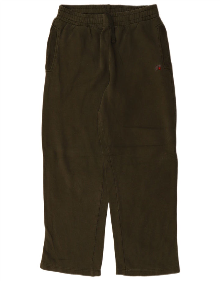 Мужские спортивные брюки RUSSELL ATHLETIC, маленькие зеленые хлопковые брюки