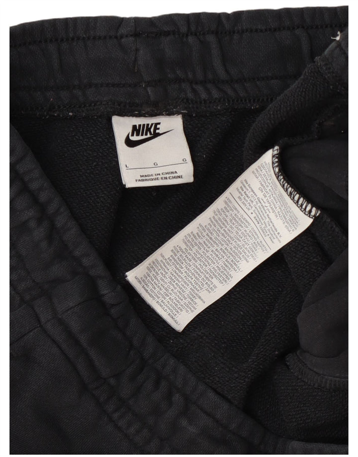 Мужские спортивные брюки Nike, джоггеры, большие серые, хлопковые