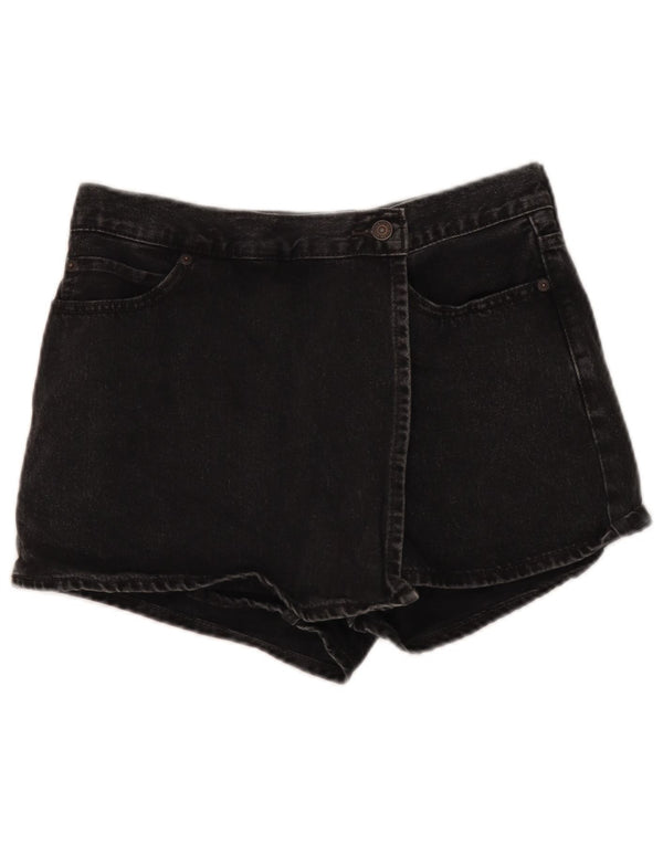 Женские джинсовые шорты Levi's W28, хлопковые, среднего размера, черные