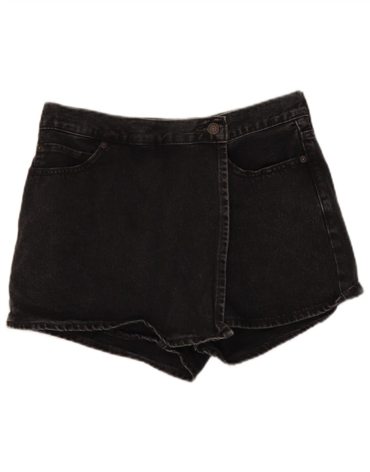 Женские джинсовые шорты Levi's W28, хлопковые, среднего размера, черные