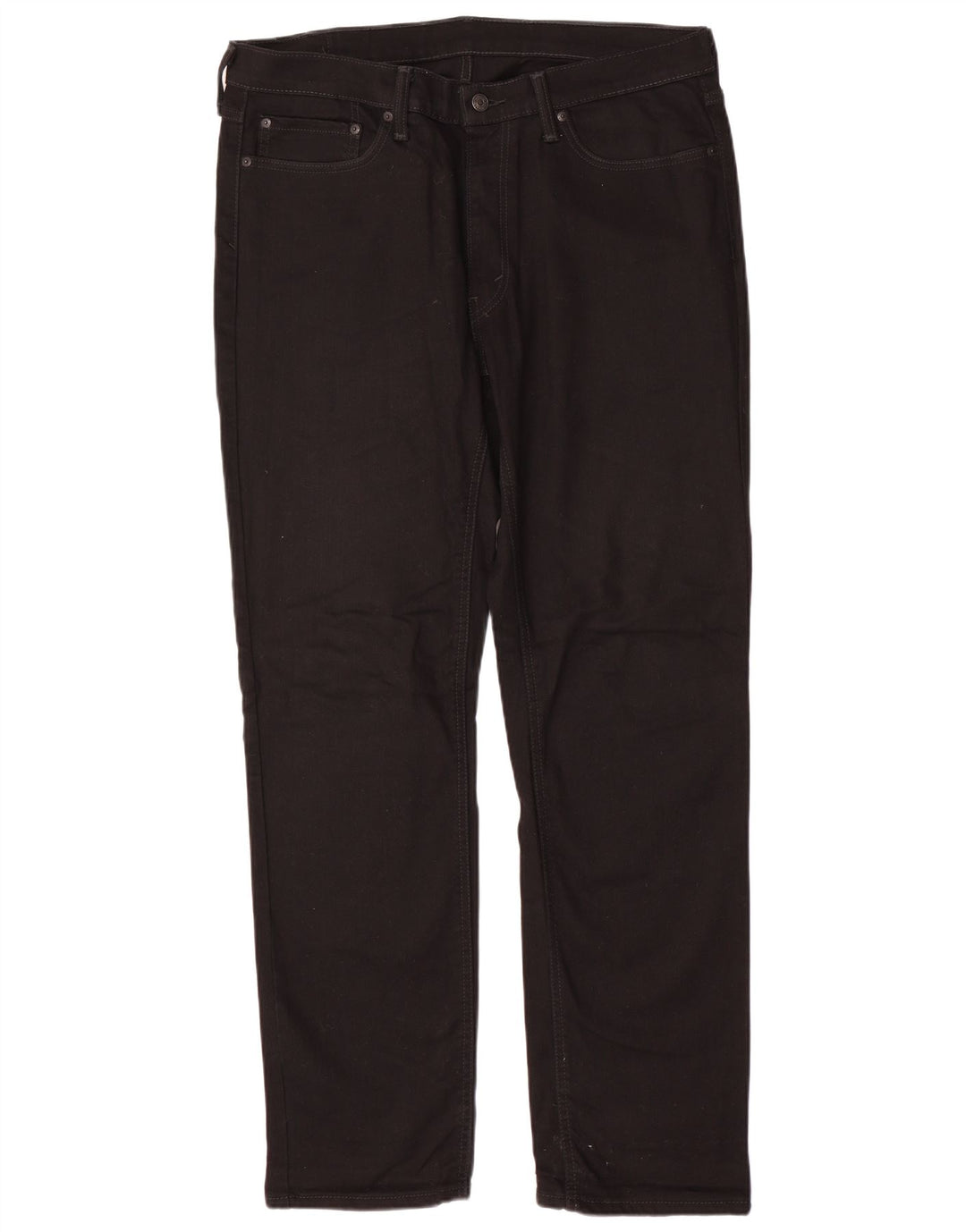 Мужские прямые джинсы LEVI'S W36 L34, черный хлопок