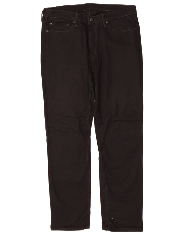 Мужские прямые джинсы LEVI'S W36 L34, черный хлопок