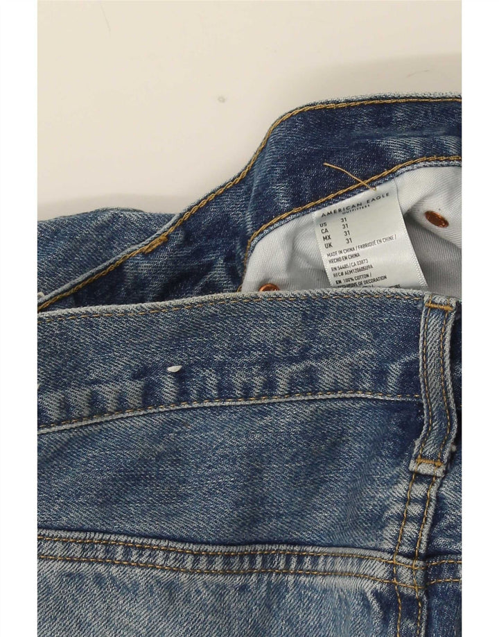 Мужские джинсовые шорты American Eagle W31, средний синий, хлопок
