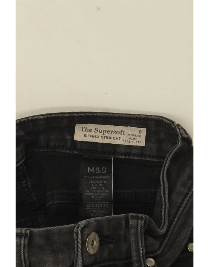 Женские прямые джинсы Marks & Spencer Sienna UK 8, маленькие W24 L30, серые
