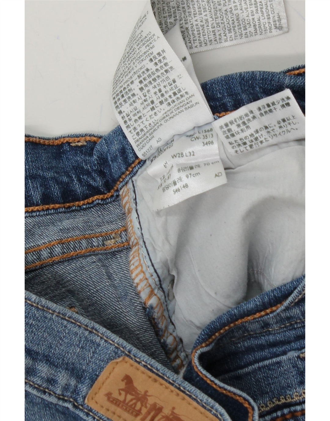 LEVI'S Womens 515 Bootcut Jeans US 6 Medium W28 L32 Blue Cotton Vintage Levi's and Second-Hand Levi's from Messina Hembry 