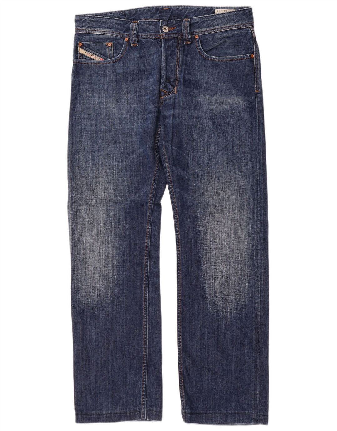 Мужские прямые джинсы Diesel W32 L31 синие, хлопок