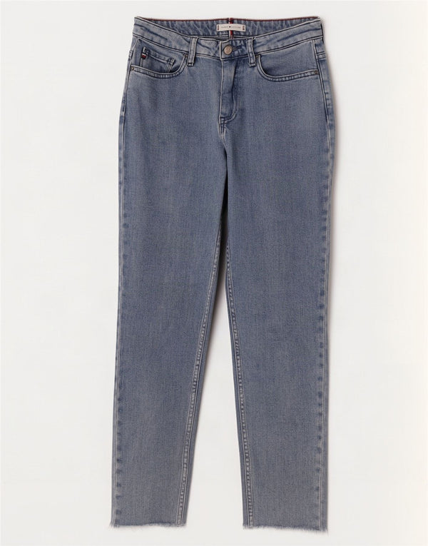 Женские укороченные зауженные джинсы Tommy Hilfiger Gramercy W27 L25, синий хлопок