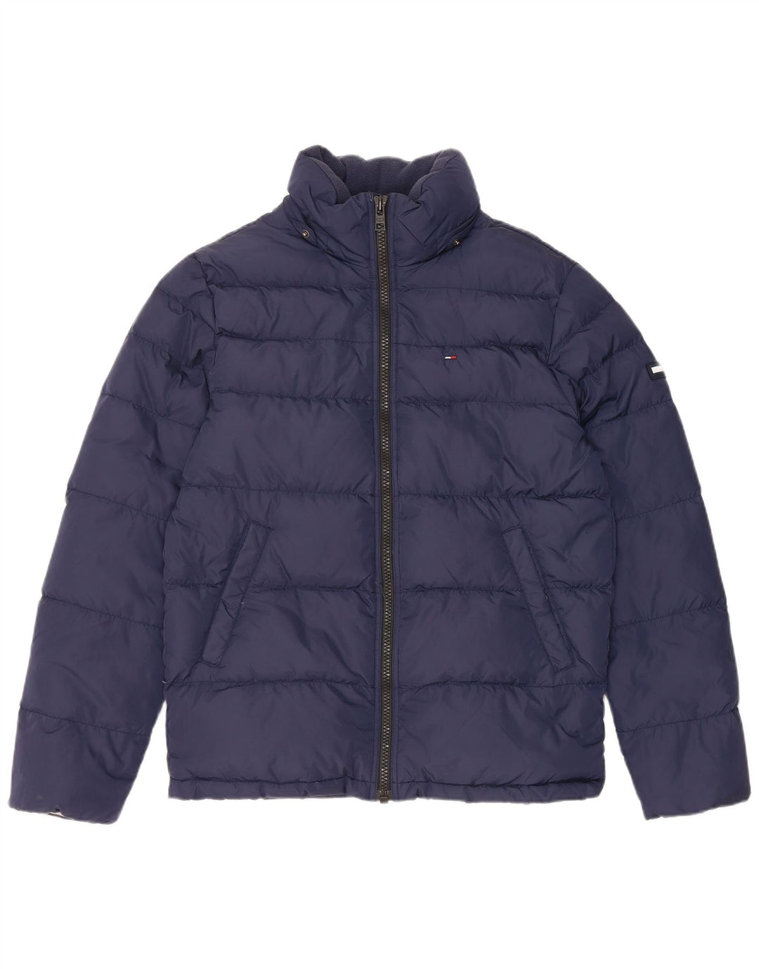 Мужская стеганая куртка Tommy Hilfiger UK 38, средний темно-синий нейлон