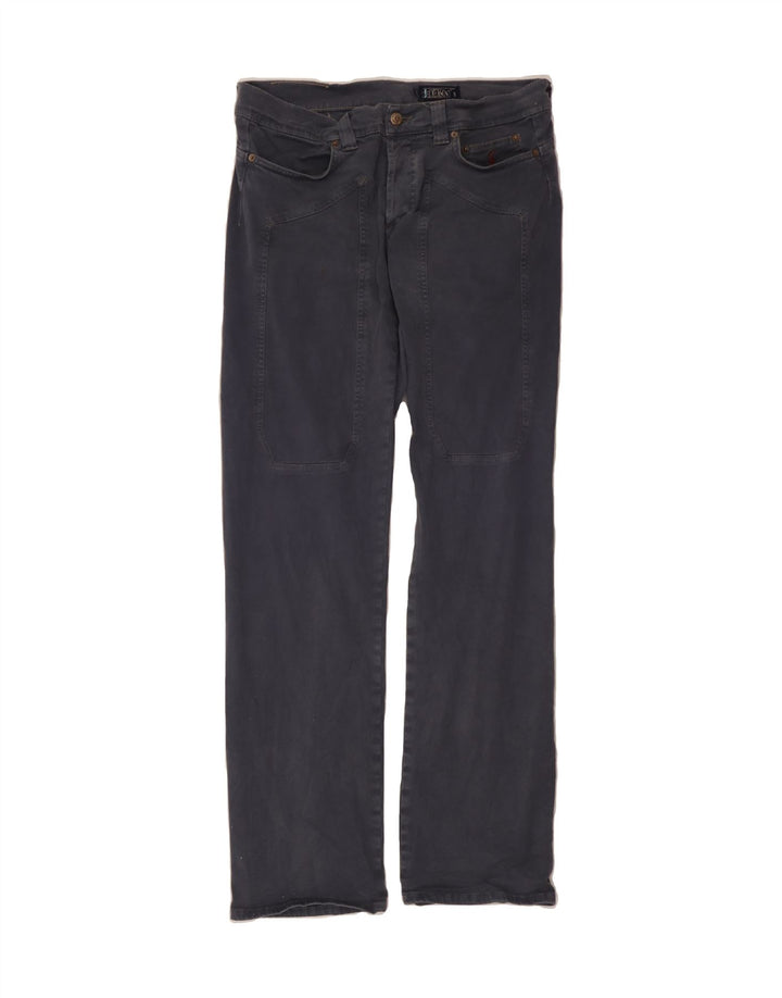 JECKERSON Mens Straight Jeans W34 L33 Navy Blue Vintage Jeckerson and Second-Hand Jeckerson from Messina Hembry 