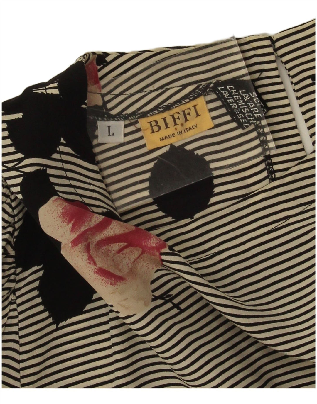 Женская блузка с длинным рукавом Biffi, Великобритания, 16, большой серый шелк с цветочным принтом