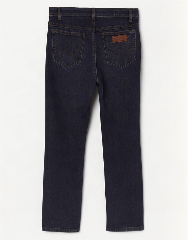 Мужские прямые джинсы Wrangler Texas Stretch W33 L30, темно-синий хлопок