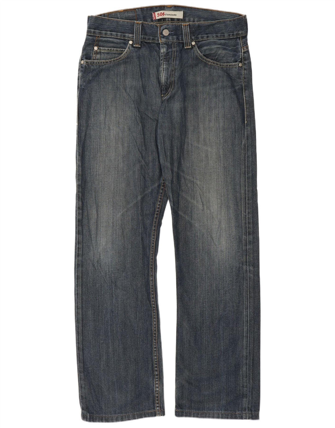 Мужские прямые джинсы Levi's 506 стандартного кроя W33 L31 синие