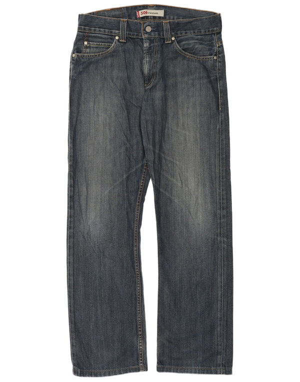 Мужские прямые джинсы Levi's 506 стандартного кроя W33 L31 синие