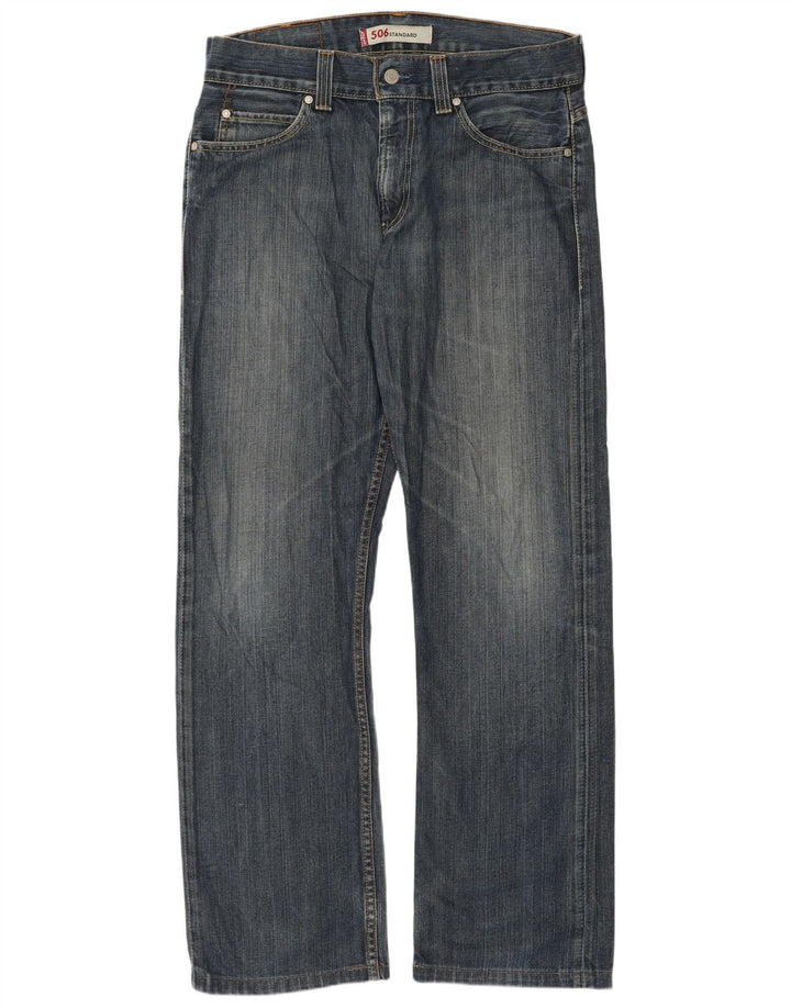 Мужские прямые джинсы Levi's 506 стандартного кроя W33 L31 синие