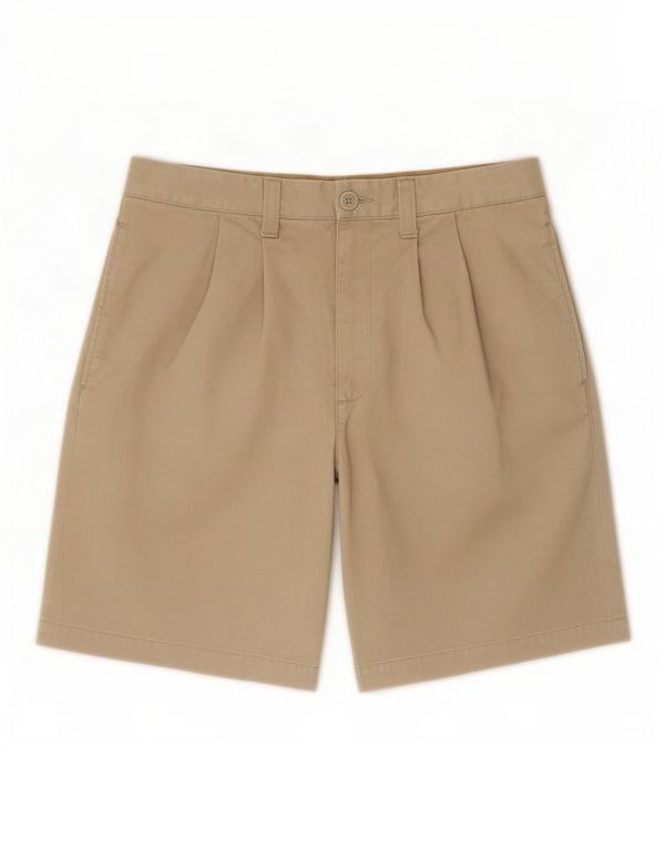 Marks & Spencer Mens Chino Shorts Large W34 Khaki Cotton