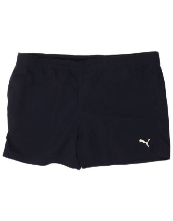 Мужские спортивные шорты Puma XL темно-синие из полиамида