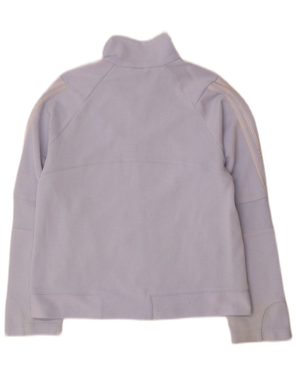 Женский спортивный костюм Adidas Top Jacket UK 12, средний синий хлопок