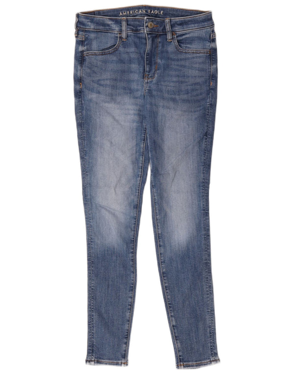 Женские джинсы скинни American Eagle США 6 Средний W30 L28 Синий хлопок