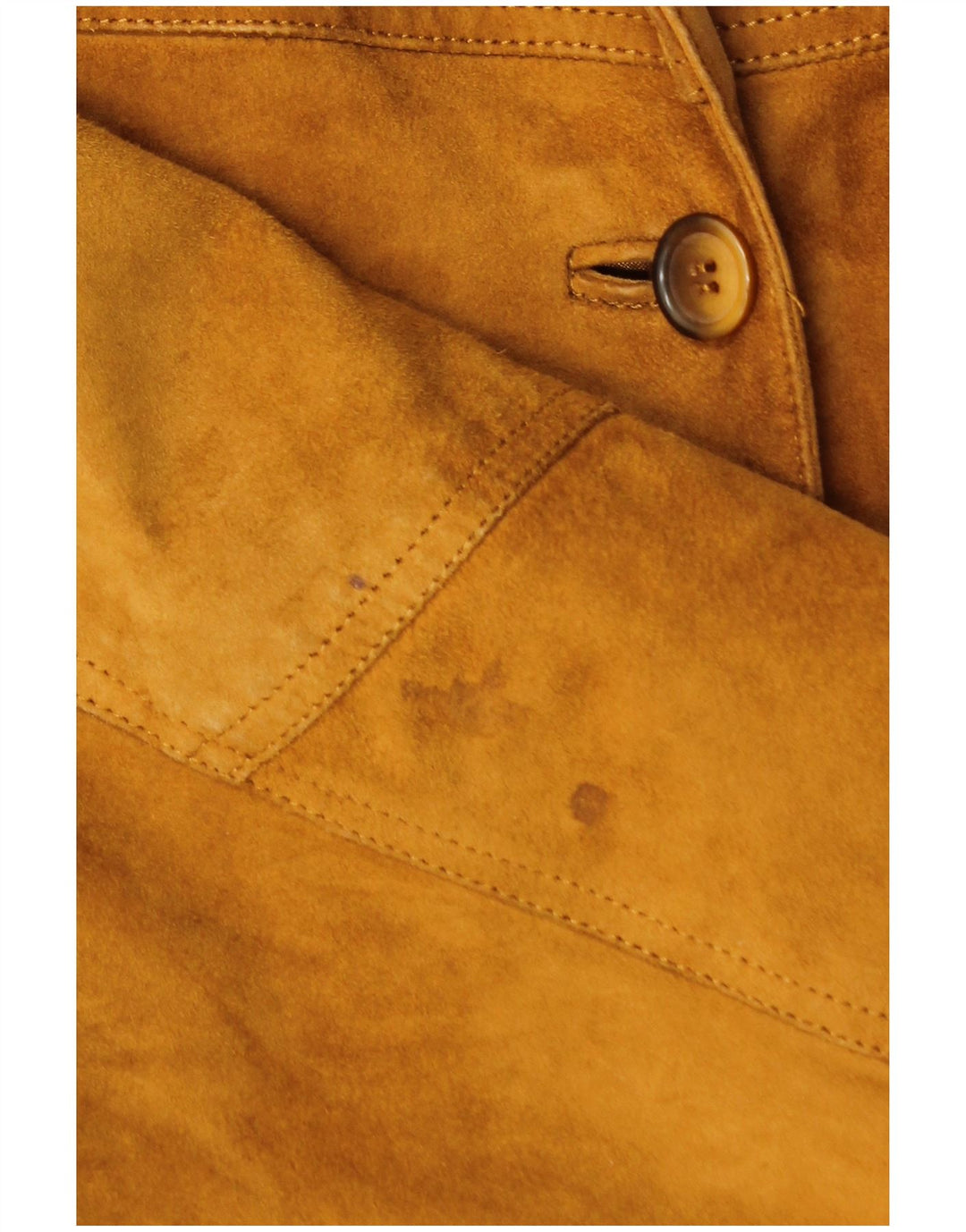 ВИНТАЖНАЯ женская замшевая куртка UK 18 XL коричневая кожа