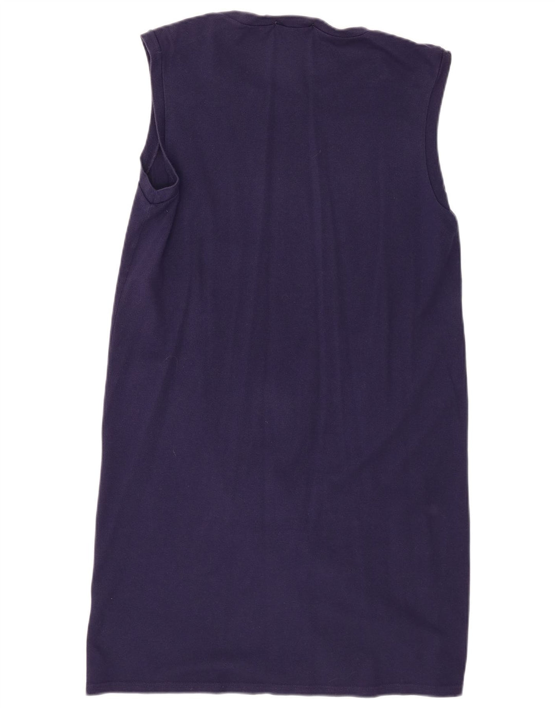 Женское платье-футболка без рукавов Lacoste, размер 44, большое, темно-синее