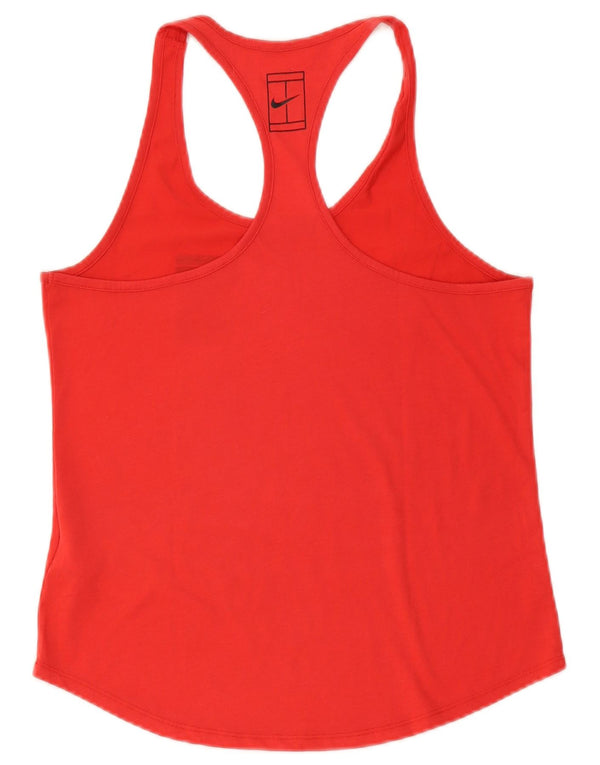Женский жилет Nike Dri Fit Top UK 12, средний красный полиэстер