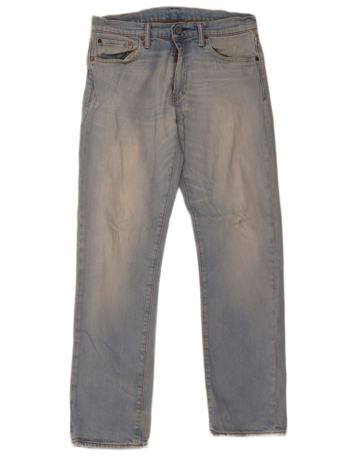 Мужские прямые джинсы Levi's 504 W31 L32 синие, хлопок