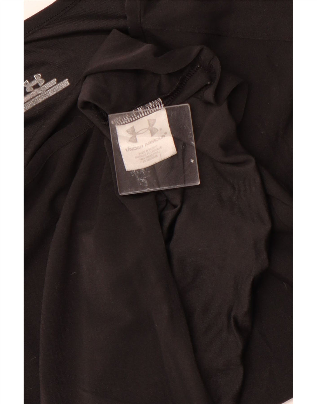 Женский топ с длинным рукавом UNDER ARMOR UK 14, большой черный полиэстер