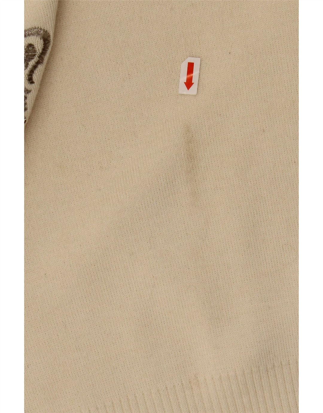 Женский джемпер с высоким воротником BOGNER, Великобритания, 16, большой, бежевый, шерсть с узором пейсли