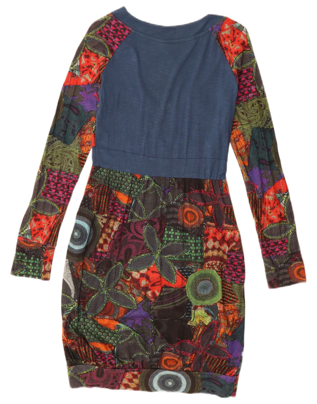 Женское платье Desigual Graphic Bubble UK 12, средний цвет, разноцветный геометрический узор