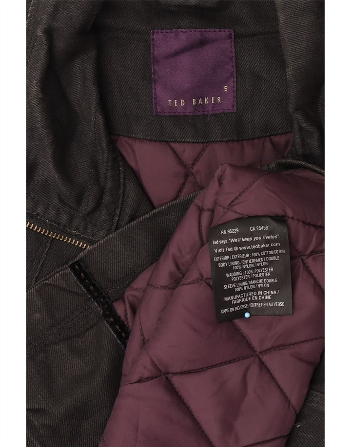 Мужская куртка Ted Baker, размер 5 XL, черный хлопок