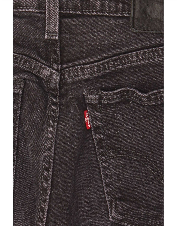 Женские узкие джинсы Levi's W24 L28 Серые хлопковые
