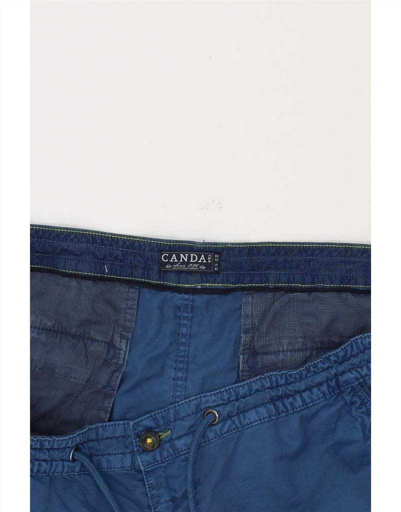 CANDA Womens Cargo Shorts W50 4XL Blue Cotton Vintage Canda and Second-Hand Canda from Messina Hembry 