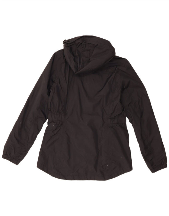 Женская дождевик с капюшоном The North Face UK 14, средний черный нейлон