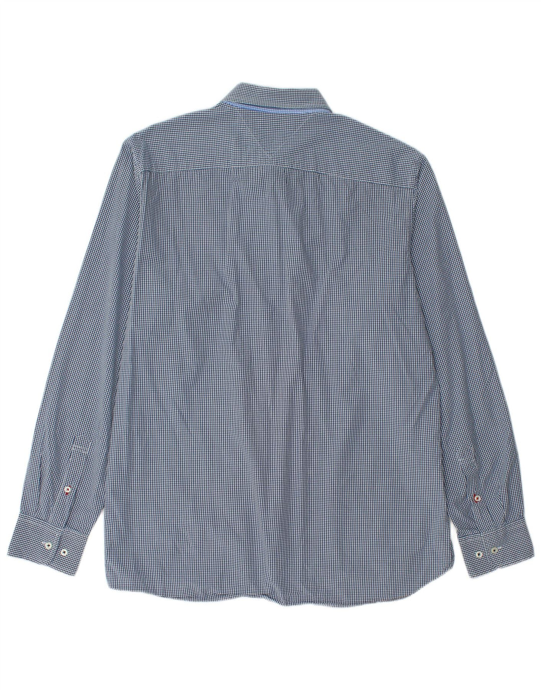 Мужская рубашка индивидуального кроя Tommy Hilfiger, темно-синяя, в мелкую клетку