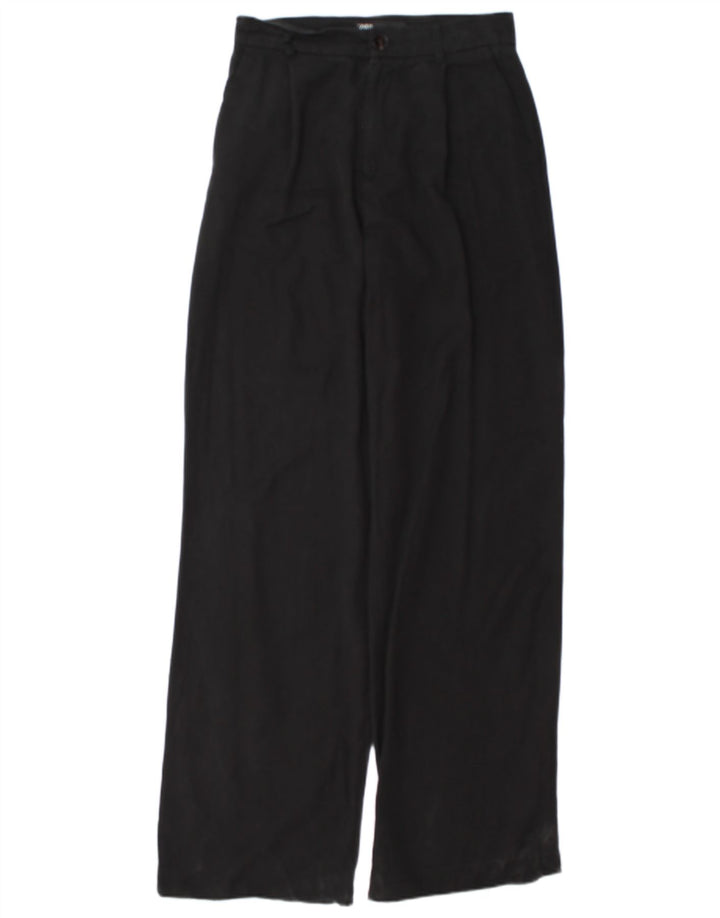 Женские брюки чинос Marks & Spencer, маленькие W26 L34, черные, лиоцелл