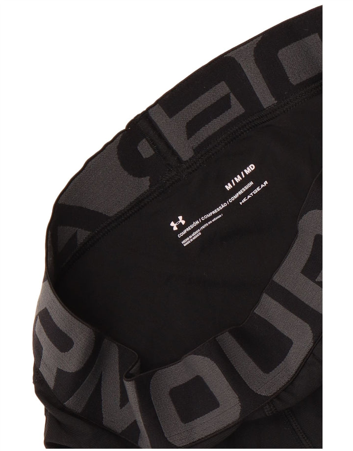 Мужские капри с рисунком Under Armour Heat Gear, средние черные