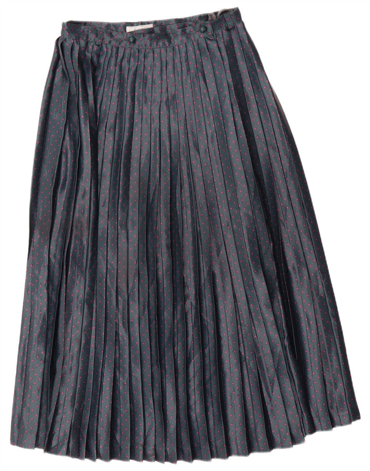 Haupt Женская плиссированная юбка-нож W28 Средний зеленый с цветочным принтом