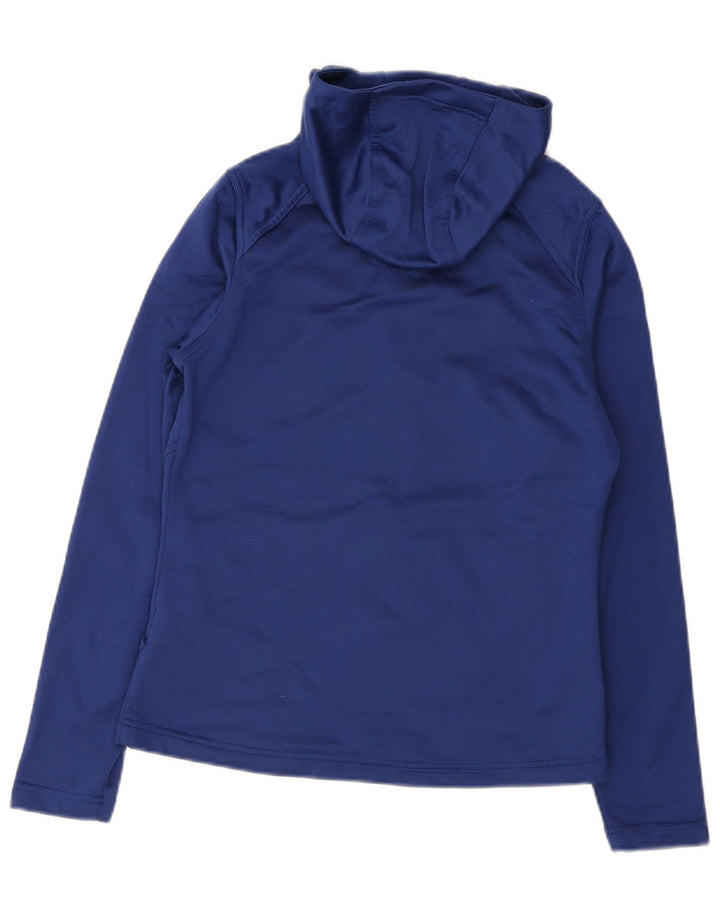 Женский свитер с капюшоном на молнии The North Face UK 12, средний синий полиэстер