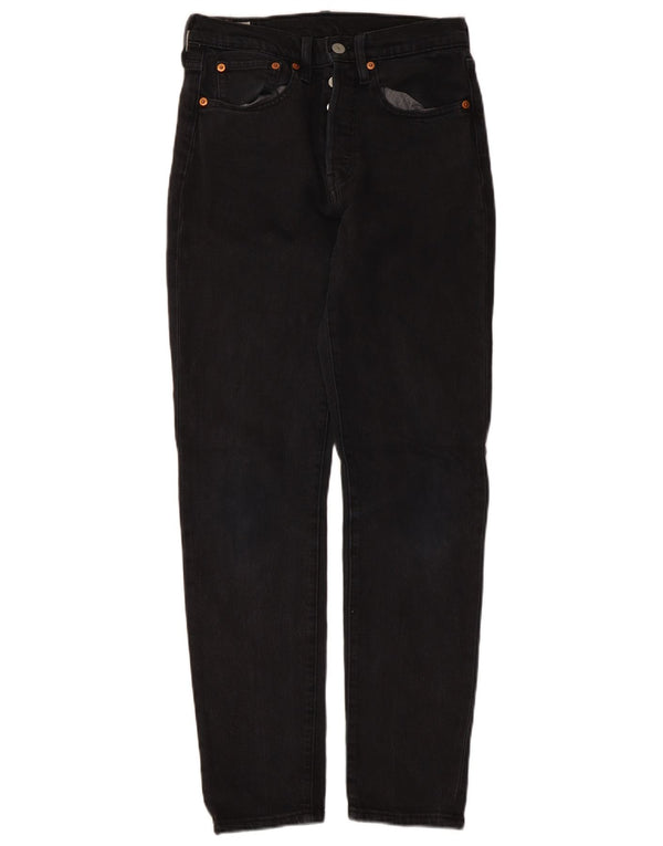 Мужские прямые джинсы Levi's 501 W26 L30, черный хлопок