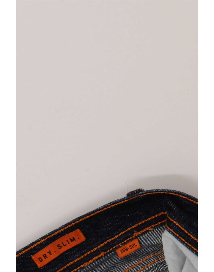 Женские узкие джинсы Superdry W28 L30, темно-синий, хлопок