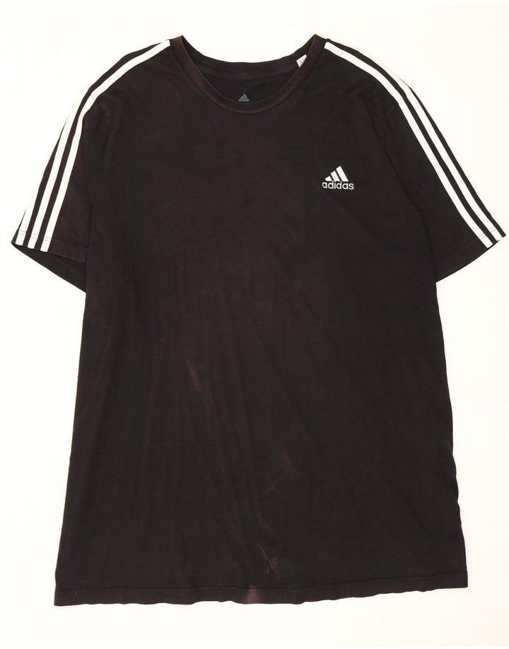 Мужская футболка Adidas Top 3XL, черный хлопок