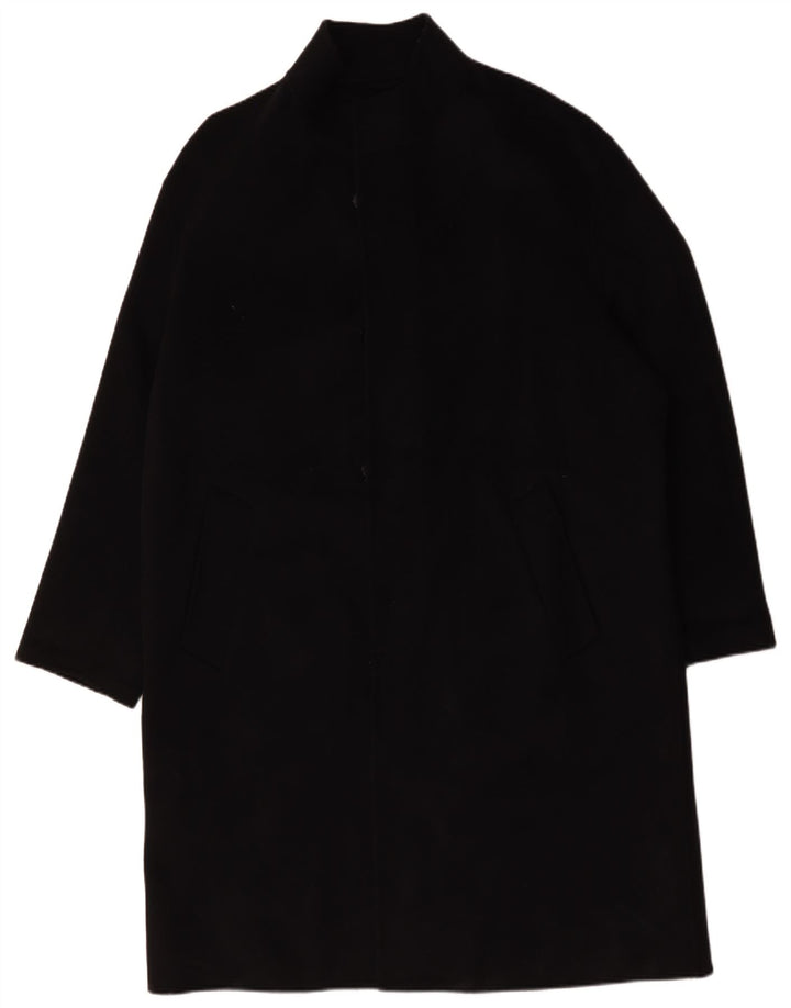 Мужское пальто Zara UK 44 XL, черное шерстяное