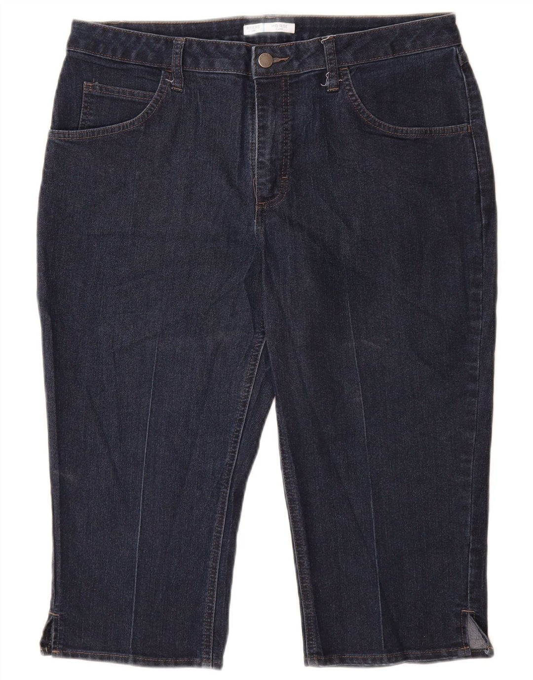 Женские капри LEE Riders со средней посадкой США 14, большие W34 L19, темно-синие