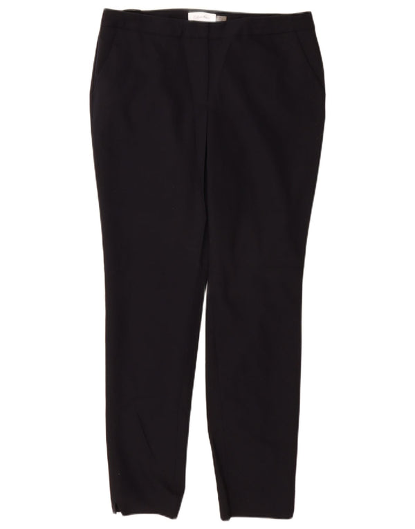 CALVIN KLEIN Женские узкие брюки чинос США 6 Средний W28 L28 Темно-синие